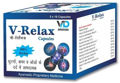 Herbal Joint Pain Relief Capsule, Packaging Type : Strip, Box