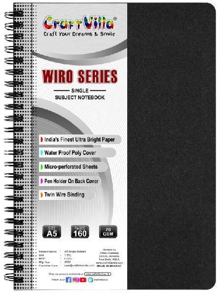 Wiro notebook A5 single subject