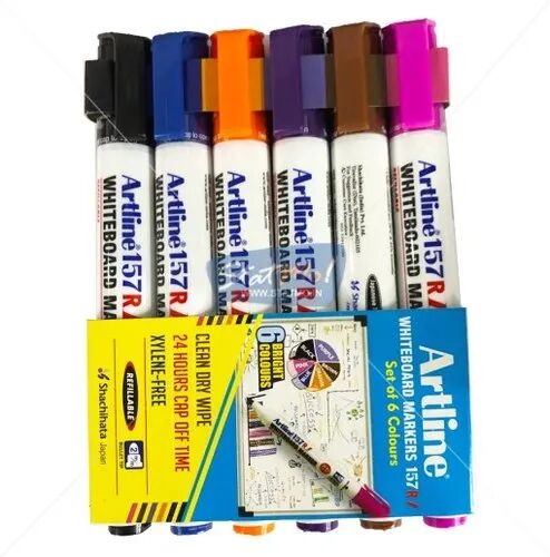 Whiteboard Marker, Color :  Black, Blue, Orange, Purple, Brown, Pink