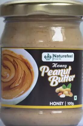 100gm Naturefeel Honey Peanut Butter, for Home Purpose, Form : Paste