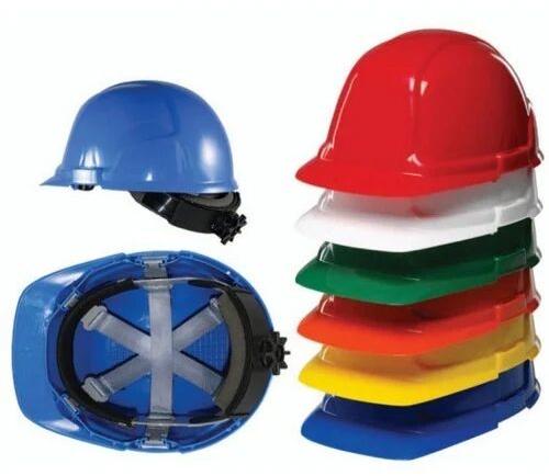 PE Industrial Safety Helmets, Size : FREE SIZE