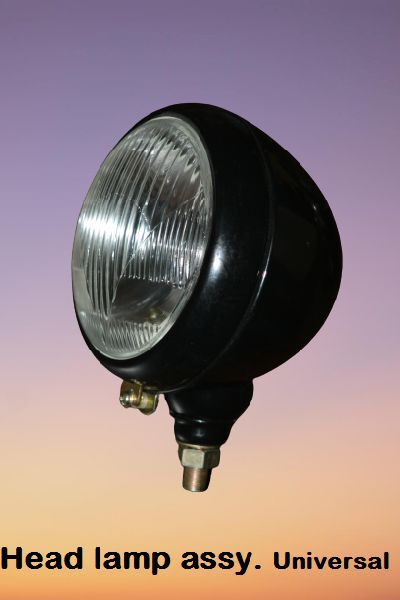 Round HAPPL-101E Headlamp Assembly, for Automotive, Color : Black