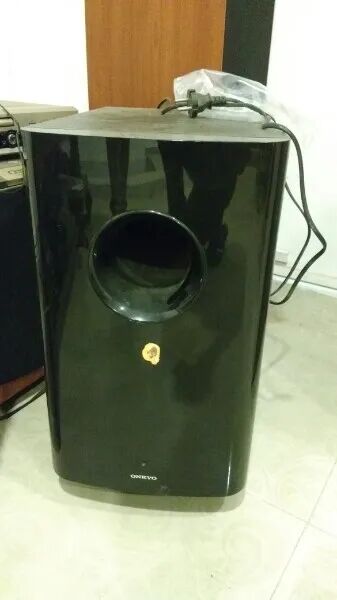 Single Woofer Speaker, Color : Black