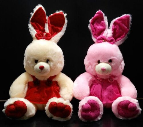 Bunny Soft Toy, Color : Cream, Pink