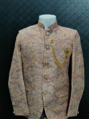 Printed Mens Wedding Wear Blazer, Size : Large