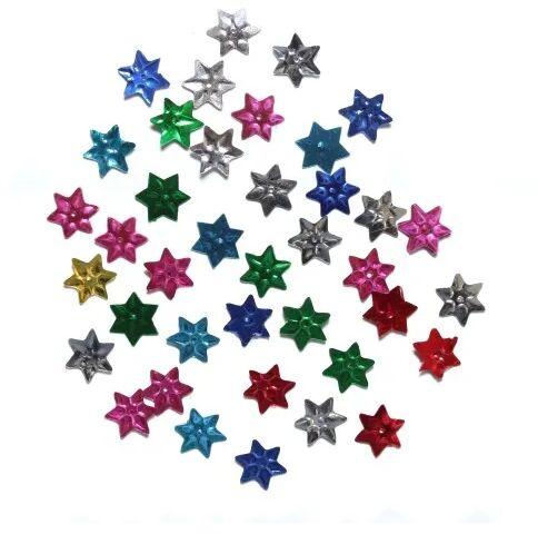 Plastic Star Sequins, Size : 15 MM