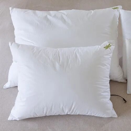 Rectangular Microfiber Pillow, Color : White