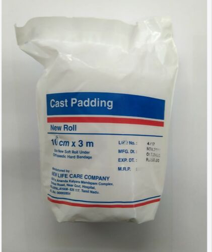 Rayon Plain orthopaedic cast padding, Packaging Type : Packet
