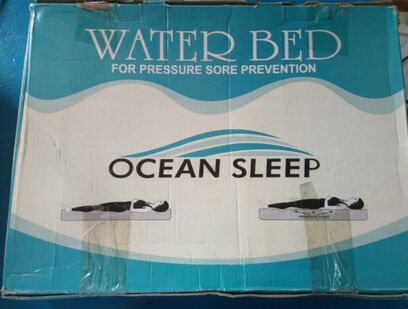 Rubber with cotton finish Ocean Sleep Water Bed, Packaging Type : Box
