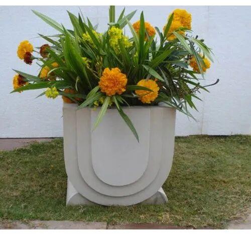 Beige Stone Planter