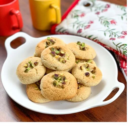 Round Nankhatai Biscuits Cookies, Packaging Type : Loose