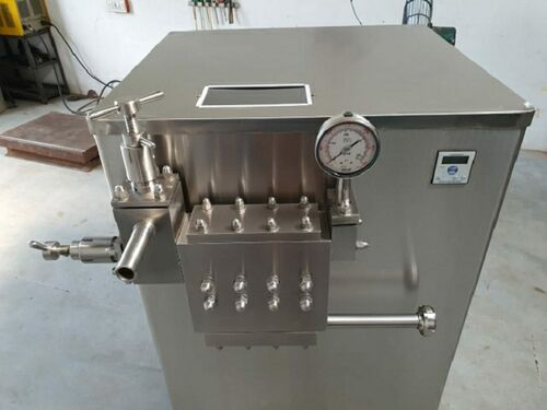 Automatic Stainless Steel Milk Homogenizer, Voltage : 440 V