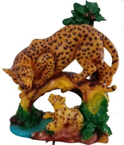 Resin Leopard Statue