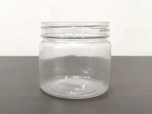 Round Plastic 500ml Transparent PET Jar, Feature : Crack Proof, Fine Finishing