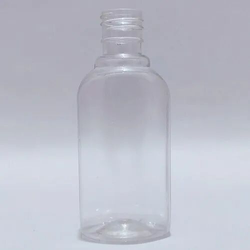 Round Plastic 50ml Pocket Sanitizer Bottle, Color : Transprent