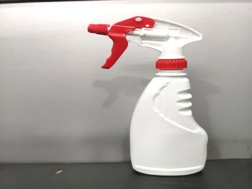 PET Glass Cleaner Spray Bottle, for Liquid Storing, Color : White