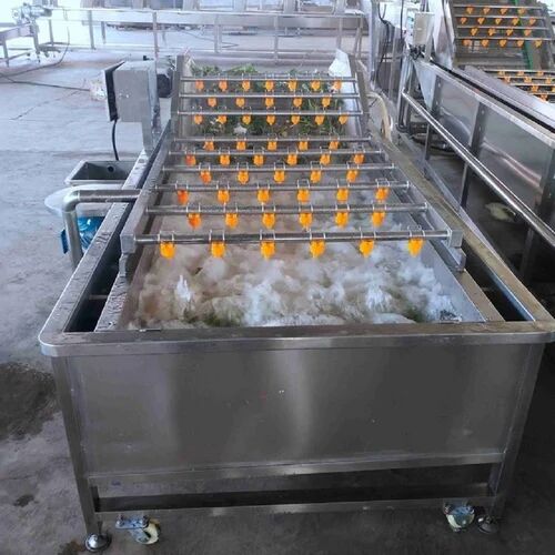Stainless Steel Chicken Washer, Color : Silver