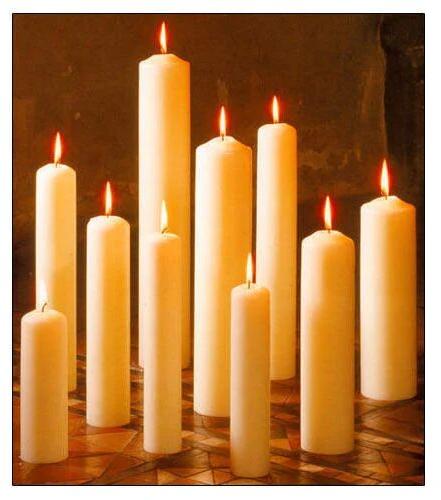 Wax Church Candle