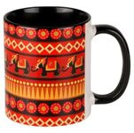 Fancy Ceramic Mug, Pattern : Printed