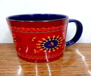 Multicolor Ceramic Mug, Pattern : Printed