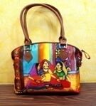 Multicolor Printed Handbag