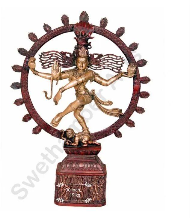 Brass Nataraja Statues, Packaging Type : BOXES