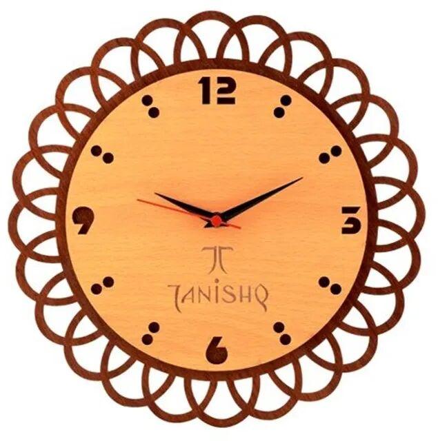 Promotional Wooden Wall Clock, Color : Brown