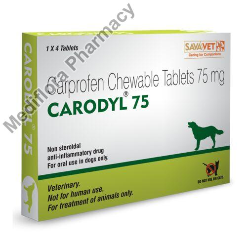 Carodyl Tablets 75 MG, Packaging Type : Plastic Packets