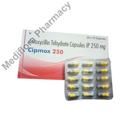 Cipmox 250 mg capsules, Packaging Size : 20*15