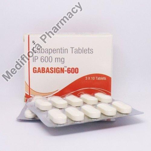 Gabasign 600 Mg, Form : tablet