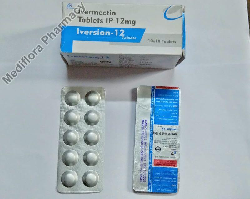 Iversian 12 mg tablets, Purity : 99%