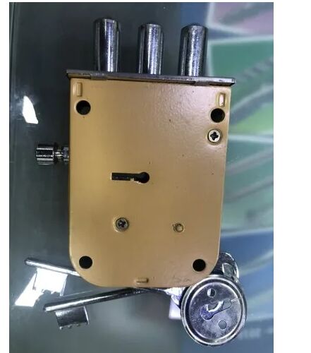 Mild Steel Door Lock, Packaging Type : Box