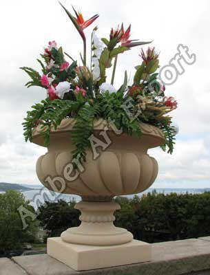 stone flower pot, Style : Modern at Best Price in Jodhpur | AMBER ART ...