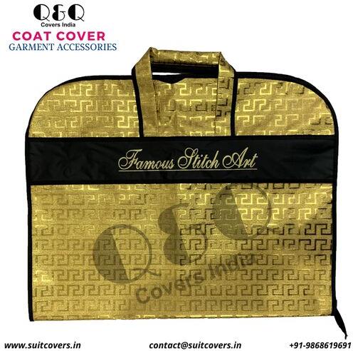 Printed Non Woven Luxury Suit Cover, Style : With Zip