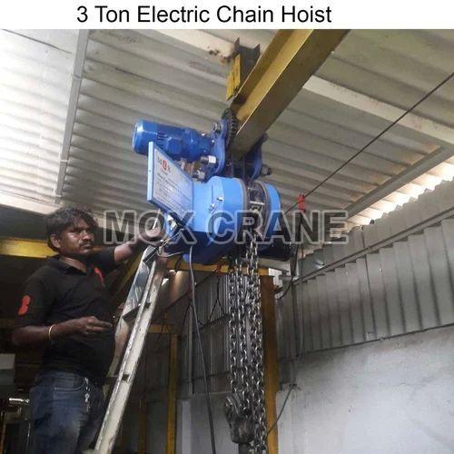 3 Ton Electric Chain Hoist, for Weight Lifting, Voltage : 380V