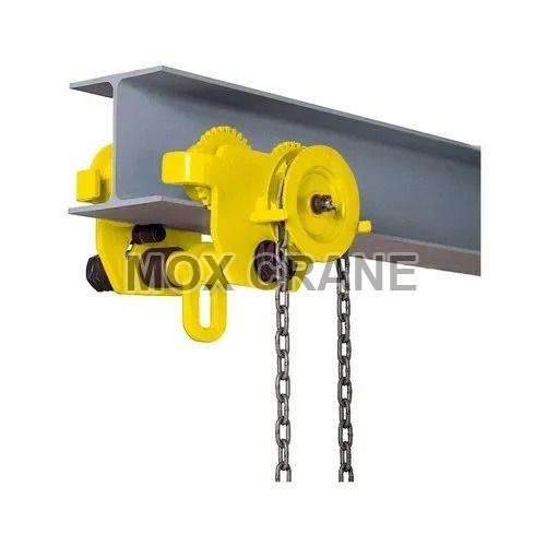 Chain Hoist with Geared Trolley, for Handling Heavy Weights, Feature : Rustproof, Non Breakable, Moveable