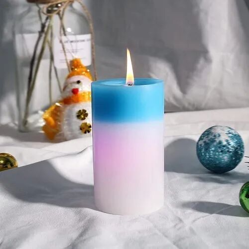 Wax Color Changing Candle, Dimension : 4 inch