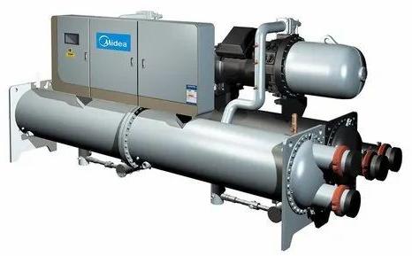 100-200kg Midea Water Cooled Chiller, Voltage : 220V
