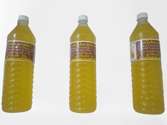 cold pressed groundnut oil