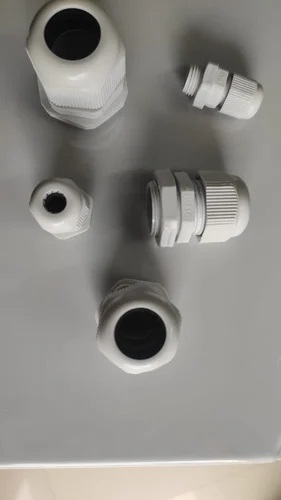 White PVC PG Cable Glands