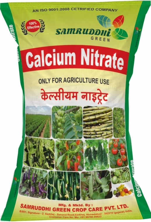 Samruddhi Calcium Nitrate, Packaging Size : 25-50Kg, 25 Kg