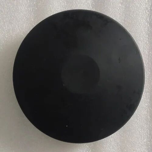 Round Rubber Discus, Color : Black
