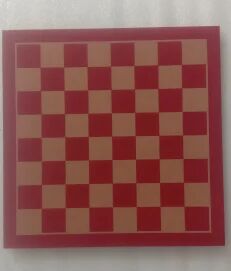 Brown Square Wooden Chess Board, Size : 14x14 Inch