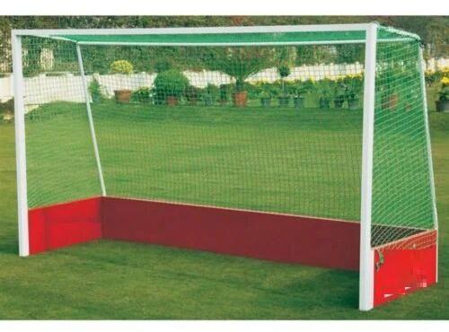 Steel Hockey Goal Posts, Size : 3.66 m x 2.13 m x 1.22 m