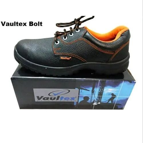 Leather safety shoes, for Construction, Gender : Unisex