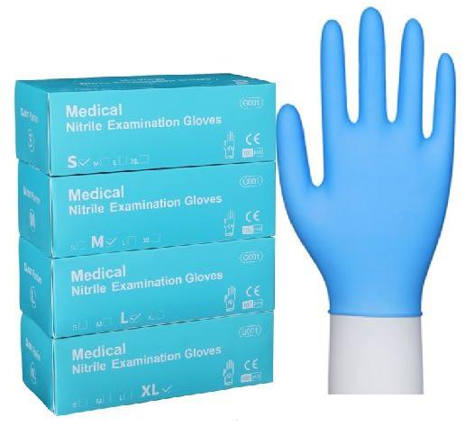 OEM Light Weight Nitrile Medical Examination Gloves, Size : Multisizes