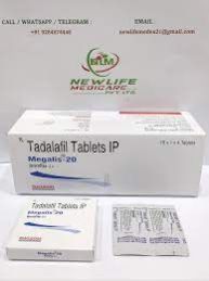 Megalis 20 mg tablet, Packaging Size : 1 x 4
