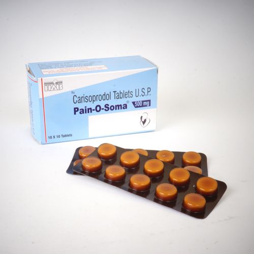 Pain O Soma 500mg Tablets, for Used the Treatment of Malaise