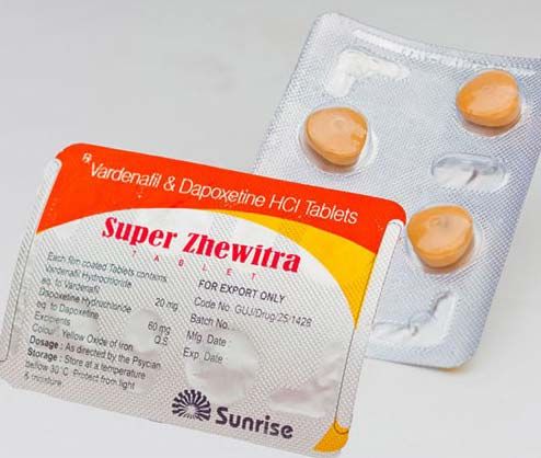 Super Zhewitra Tablets, for Erectile Dysfunction