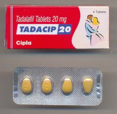 Tadacip 20mg Tablets, Packaging Type : Blister